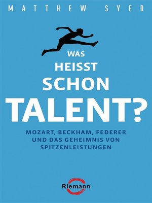 cover image of Was heißt schon Talent?
